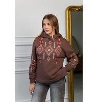 Sweatshirt in khaki color Strength of Traditions 
